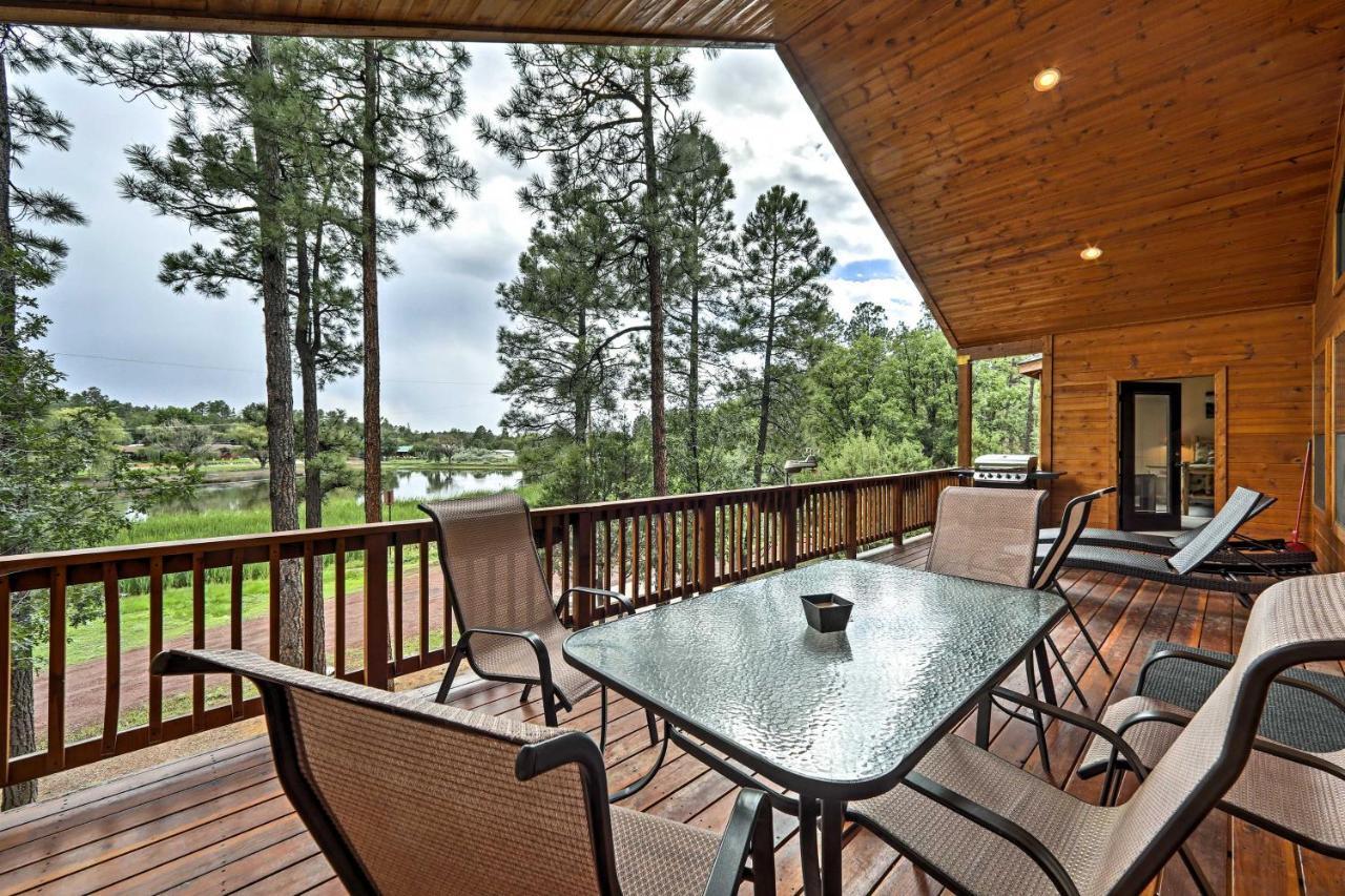 Serene Lakeside Cabin With Decks And Edler Lake Views! Pinetop-Lakeside Kültér fotó